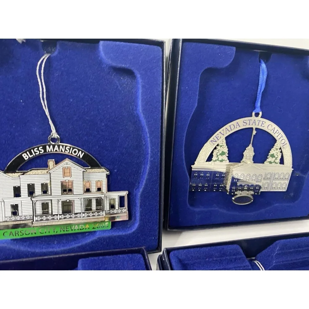 Carson City Nevada Historical‎ Building Christmas Ornament Series Lot 17